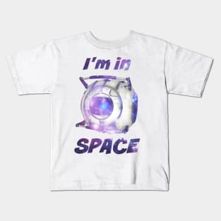 Portal 2 Wheatley "I'm in Space!" Galaxy Print Kids T-Shirt